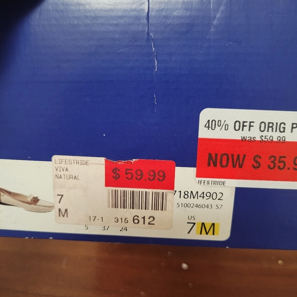 LifeStride Viva Flats Natural Color - Picture 5 of 5